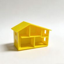 北欧极简主义3D打印微型房屋雕像仿真微缩厂家摆件娃娃屋模型