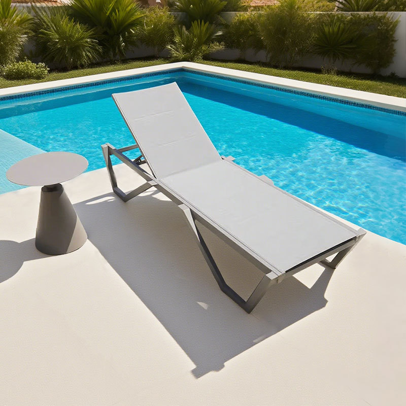 Piscina al aire libre Hotel Residencial piscina ocio sillón impermeable patio al aire libre frente al mar silla de playa al por mayor
