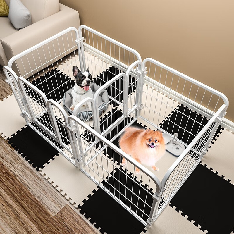 Valla de Aislamiento para Mascotas de Hierro para Interior