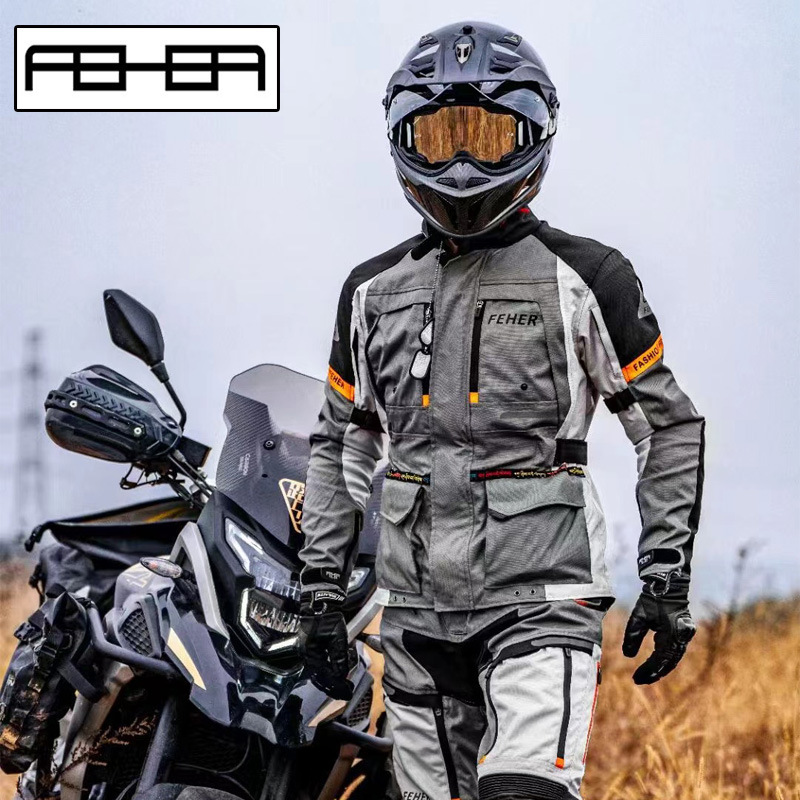 FEHER motorcycle cycling suit winter tension suit suit men's BMW motorcycle suit motorcycle travel equipment waterproof four seasons