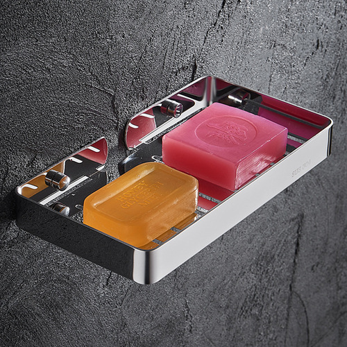 Soap net bathroom rack stainless steel soap dish wall hanging soap net drain soap box soap rack bathroom