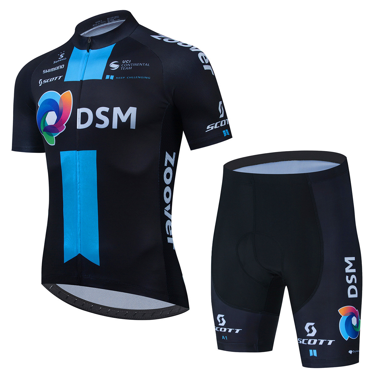 2021 nueva versión del equipo ropa de ciclismo manga corta traje los hombres y las mujeres bicicleta montaña ropa al por mayor disponible