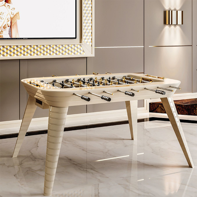 Bara telescópica de futbolín estándar internacional, modelo de diseñador moderno, entretenimiento en el hogar, máquina de fútbol, juego de pies de mesa