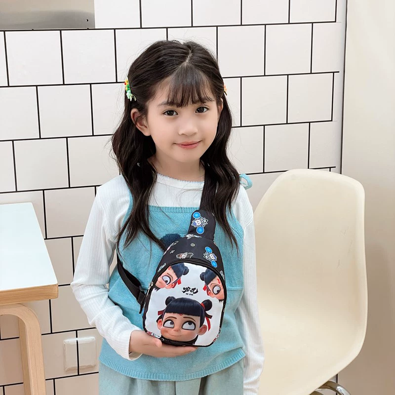 Chest bag, small bag, cartoon wallet, universal one-shoulder bag for leisure