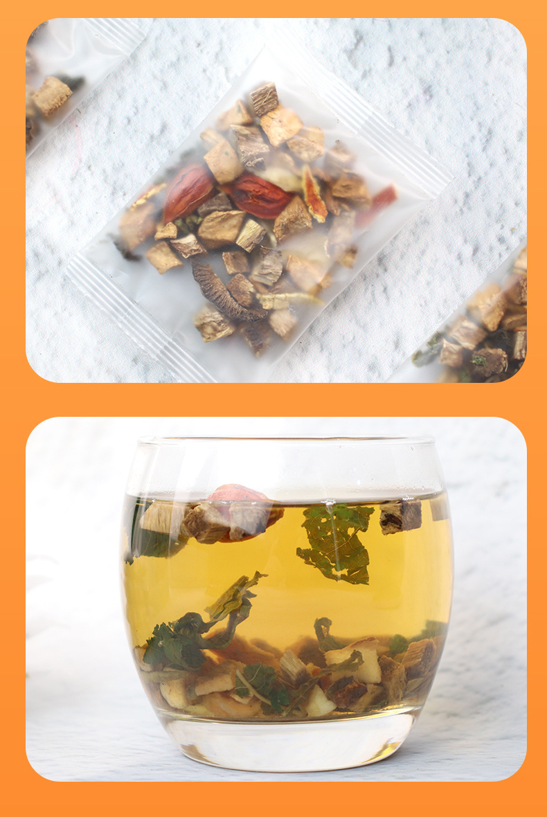 Chicory Gardenia Herbal Flower Tea, 150g Loose Leaf, Lily, Mulberry Leaf, Kudzu Root Blend detail image