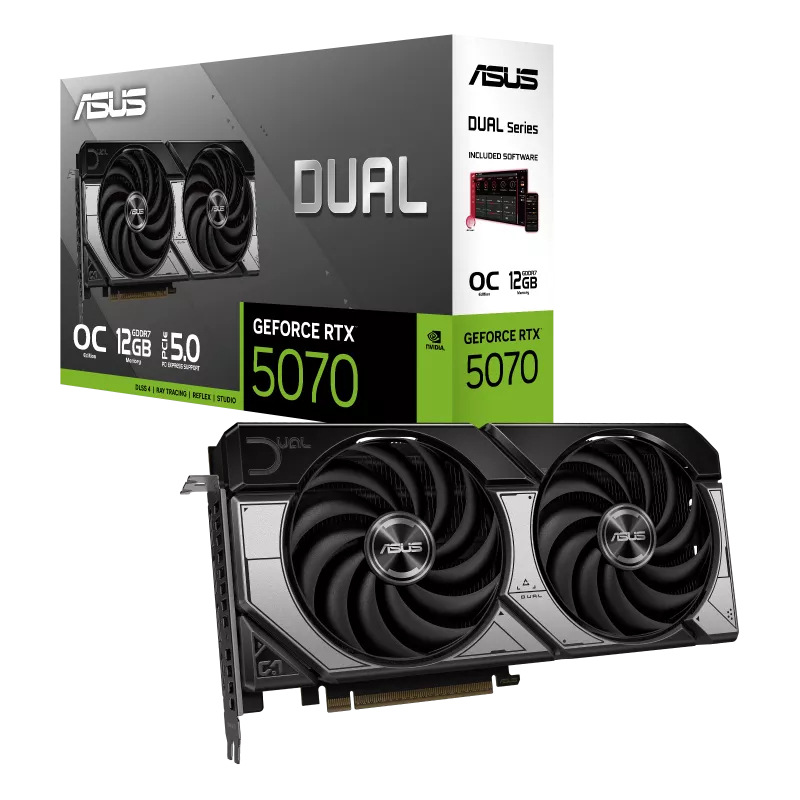 供应DUAL GeForce RTX 5070 O12G雪豹台式电脑电竞游戏显卡其它现