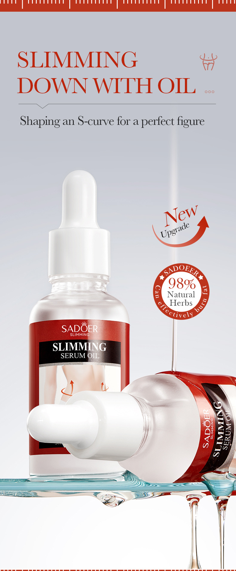 SADOER All English Shaping essence Körpermassagecreme Formend, glättend, straffend, leicht und fettverbrennend,_voghion.com