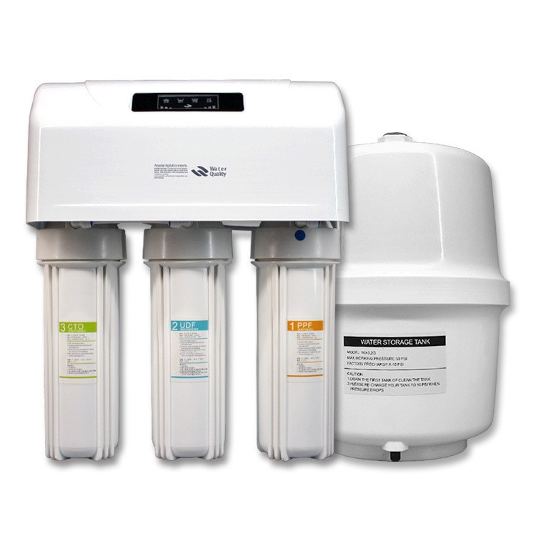 LED Cocina Digital ósmosis inversa ro máquina de agua pura con cubierta hogar grifo agua eliminación de álcali y eliminación de escala purificador de agua