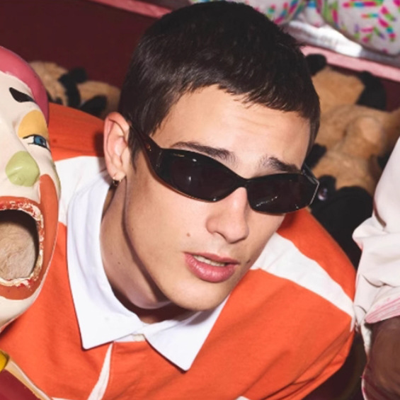 Nuevas gafas de sol deportivas de tendencia futurista Y2K europeas y americanas