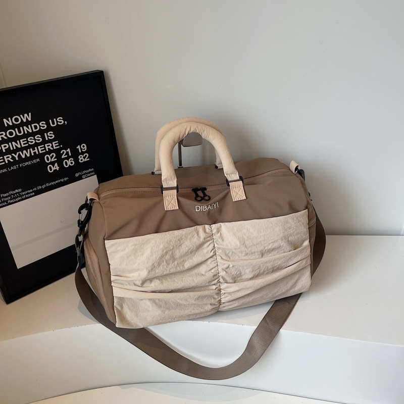 Bolsa de viaje de moda transfronteriza mujer multifuncional bolsa deportiva ligera al aire libre bolsa de ejercicios ocio simple bolsa de mano de gran capacidad