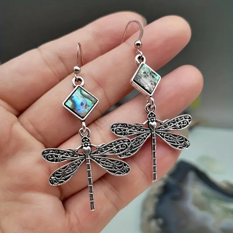 Ethnic retro geometric earrings