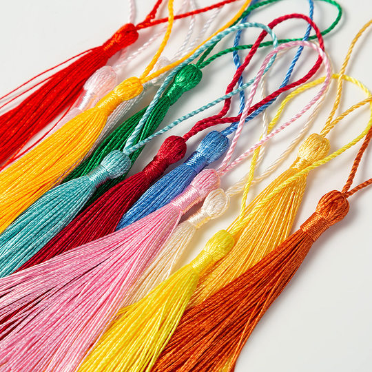 Chinese Knot Tassel tassel fan small tassel hanging tassel pillow hanging ball bookmark hair decoration lantern festive tassel accessories