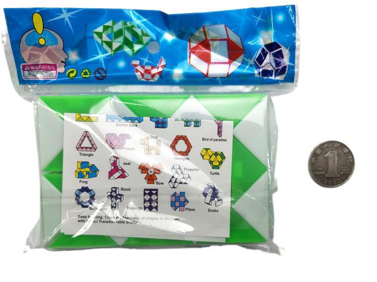 24 secties veelzijdige magische geschenk heerser Niu ei Rubik's Cube slang 364872 segment speelgoed_voghion.com