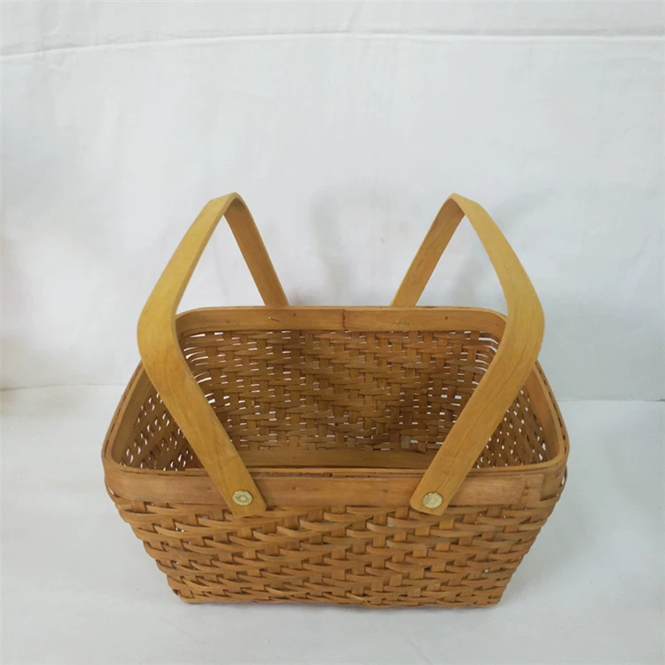 Woven wooden pack, handheld storage system, Birthday gift