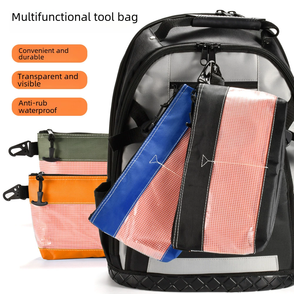 Waterproof anti-static handheld small organizer bag PVC