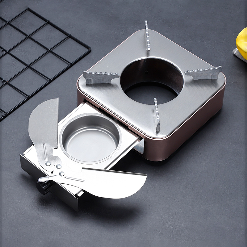Household alcohol stove portable pull-out alcohol stove home hotel commercial restaurant solid alcohol dry pot wholesale