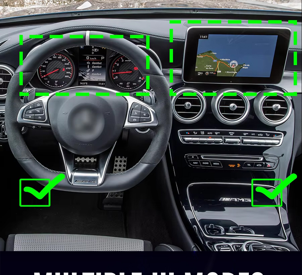 Suitable for Mercedes-Benz Cw205 X253 12.3inch Large-Screen High-Definition Lcd Instrument Panel