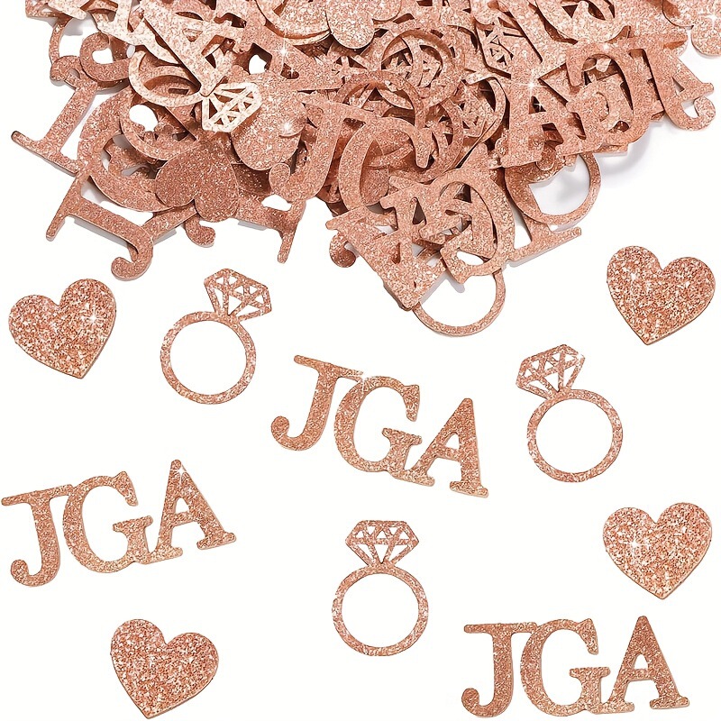 100Pcs Amazon Best-Selling Wedding Theme Jga Diamond Ring Heart Throwing Confetti Party Table Decoration 100Pcs Amazon Best-Selling Wedding Theme Jga Diamond Ring Heart Throwing Confetti Party Table Decoration