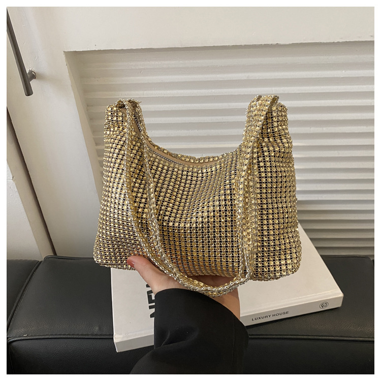 172g Weight Sewing Thread Fashion Element Zipper Closure Type Single Shoulder Strap Strap Type Underarm Bag Bags Type Daily, Shopping Occasion Pu Leather Material Solid Color Pattern All Seasons Season Women's Gender Streetwear Style Square Shape Small Size Women's Small Pu Leather Solid Color Streetwear Sewing Thread Square Zipper Underarm Bag 12
