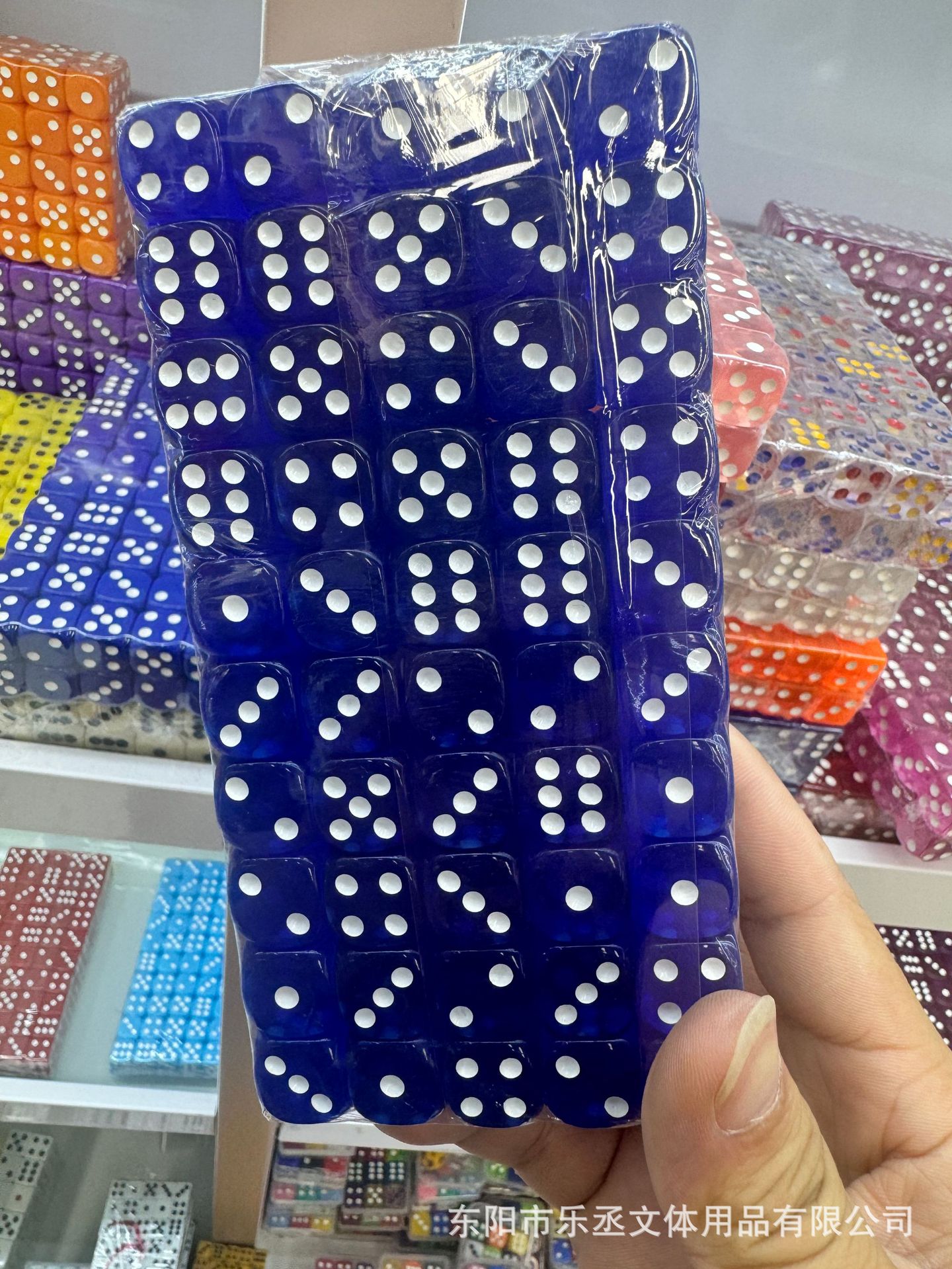 14mm 투명 진한 파란색