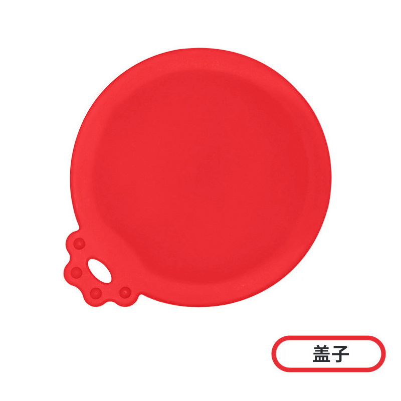 Gato puede cubrir cubierta de silicona fresca mascota perro puede cubierta de sellado universal cubierta de sellado puede cuchara