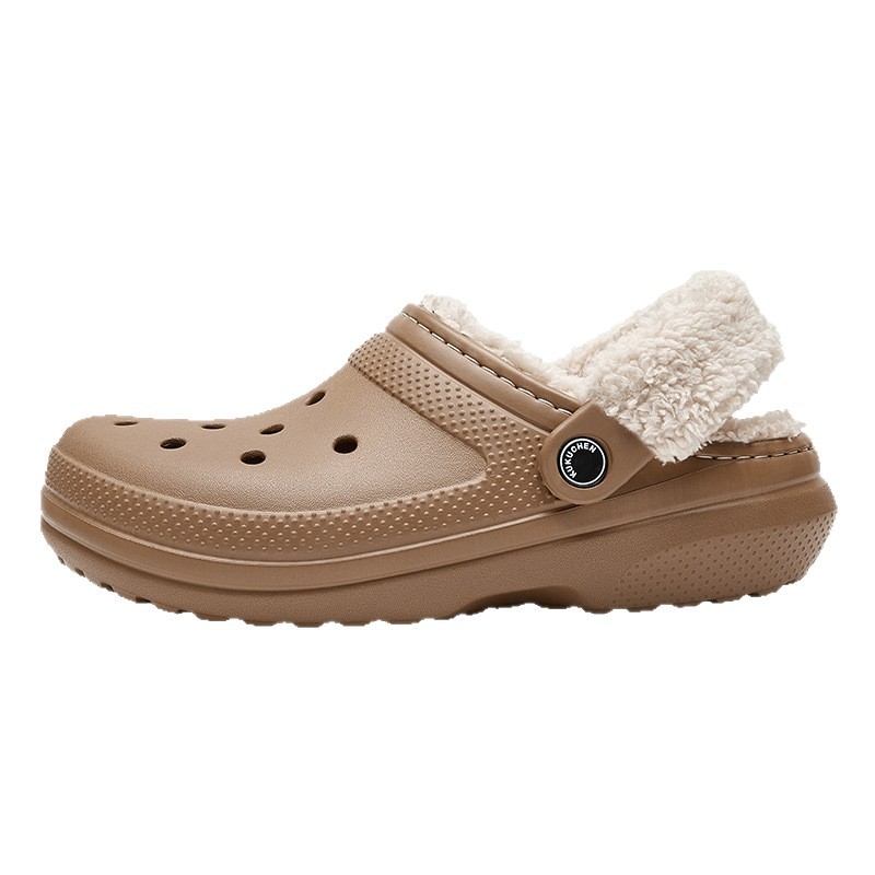 Zapatos de algodón cálido de cacho de cacho