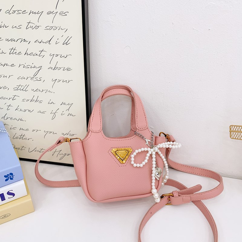 액세서리가 없는 818 핑크 싱글백