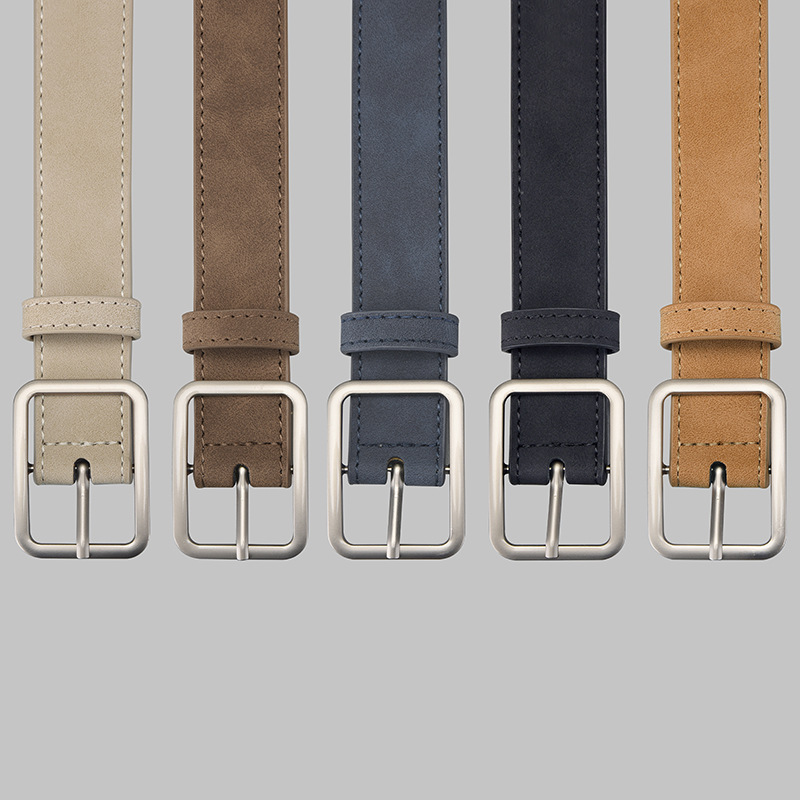 跨境新款简约女士皮带日字合金针扣时尚个性女士腰带复古腰链裤带