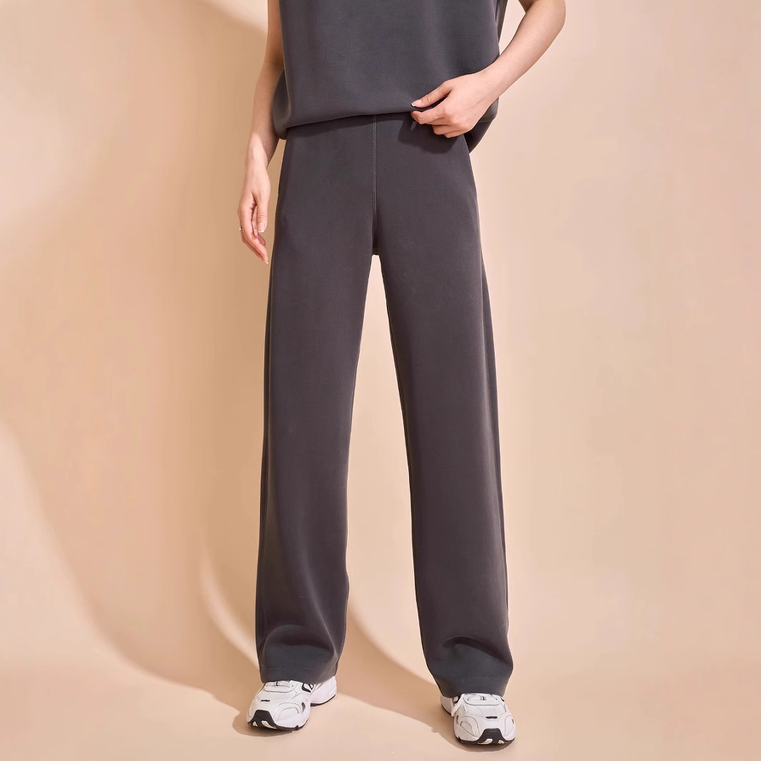 3.0 Lenzing Modal Straight Wide-Leg Pants 2026 Spring Matte Skin-Friendly Versatile Casual Sweatpants for Women
