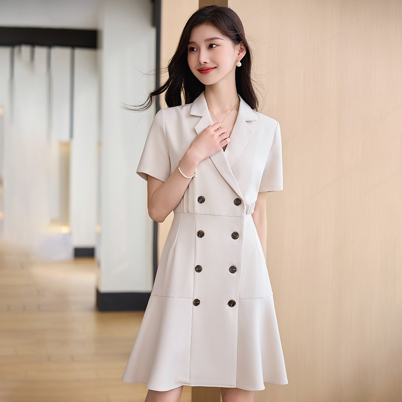 Professional Dress Women's Summer New Formal Occasion Professional Suit Skirt Classy Work Clothes Suit Dress Summer