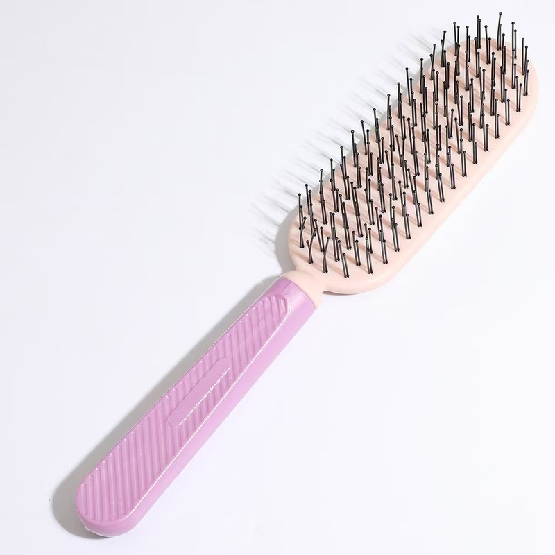 ハイ＆ローニードルヘアスムージングコーム、ウェット＆ドライ両用コーム、頭皮健康マッサージコーム、ヘアスムージング、家庭用静電気防止ふわふわコーム|undefined