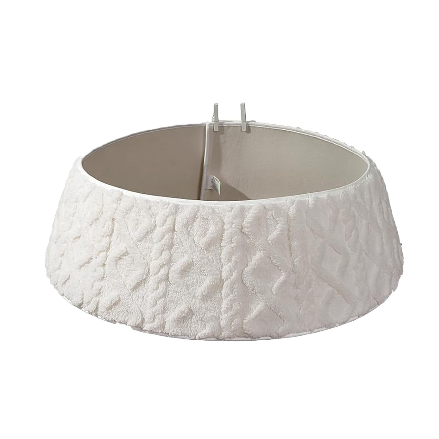 Navidad transfronteriza de diamante de peluche falda de árbol abrazadera ajustable decoración del árbol de Navidad decoración del árbol