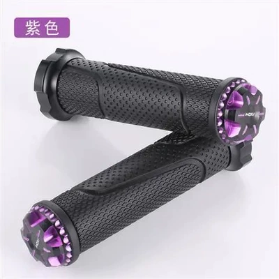 Wholesale motorcycle modification accessories: Motorcycle Handle Cover - 224-handle-glue-purple