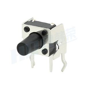 90度插件侧按轻触开关 6*6带支架系列/长寿命按键 HRO