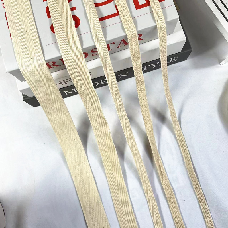 Herringbone belt multi-specification color cotton herringbone pattern textile webbing accessories jewelry luggage bag edge belt wrapping strip