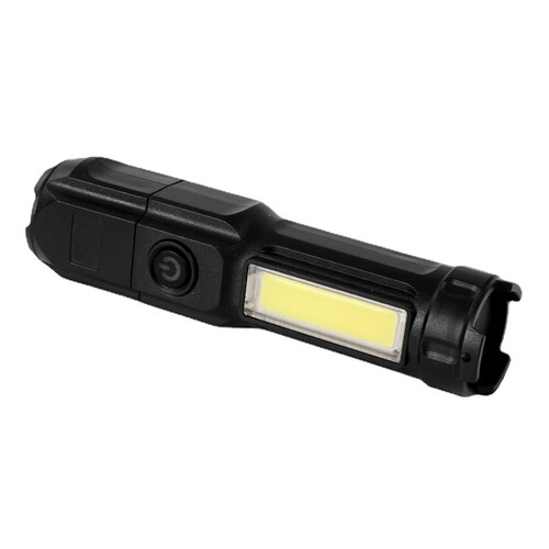 led emergency light flashlight cross-border outdoor multifunctional portable household small flashlight telescopic zoom lighting