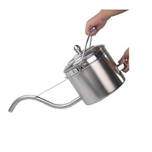 不锈钢汤壶8L 商用水壶 酒店器具 出口花洒器院林工具