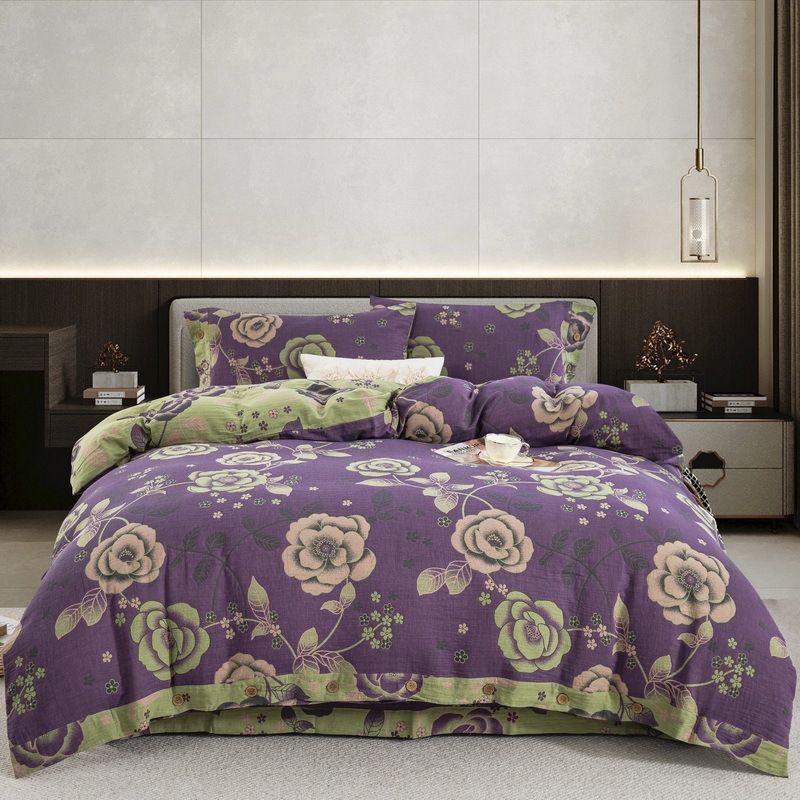 행복한 꽃-보라색