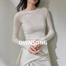 强烈推荐!多领型可选”可机洗100羊毛无缝百搭打底衫