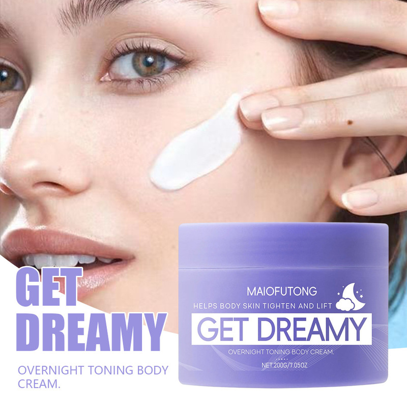 亚马逊TK款跨境GET DREAMY夜间睡眠紧致霜保湿提拉改善细纹身体乳|undefined