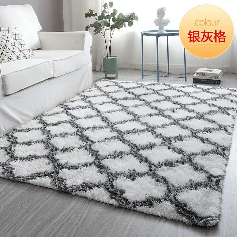 Thick plush carpet, bedroom, living room, bay window, live broadcast room, photo taking, large area full of girly style soft floor mats