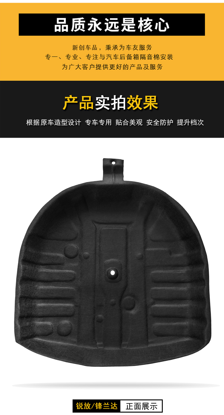 Suitable for Toyota Fortuner, Corolla, and Rav4 Trunk Soundproofing Cotton, Spare Tire Pit Cotton, Spare Tire Shockproofing Cotton