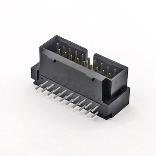 ��ţ3.0 IDC 19P���^ 90��DIP  USB3.0IDC 20P 90�Ȳ�� �{��ɫ