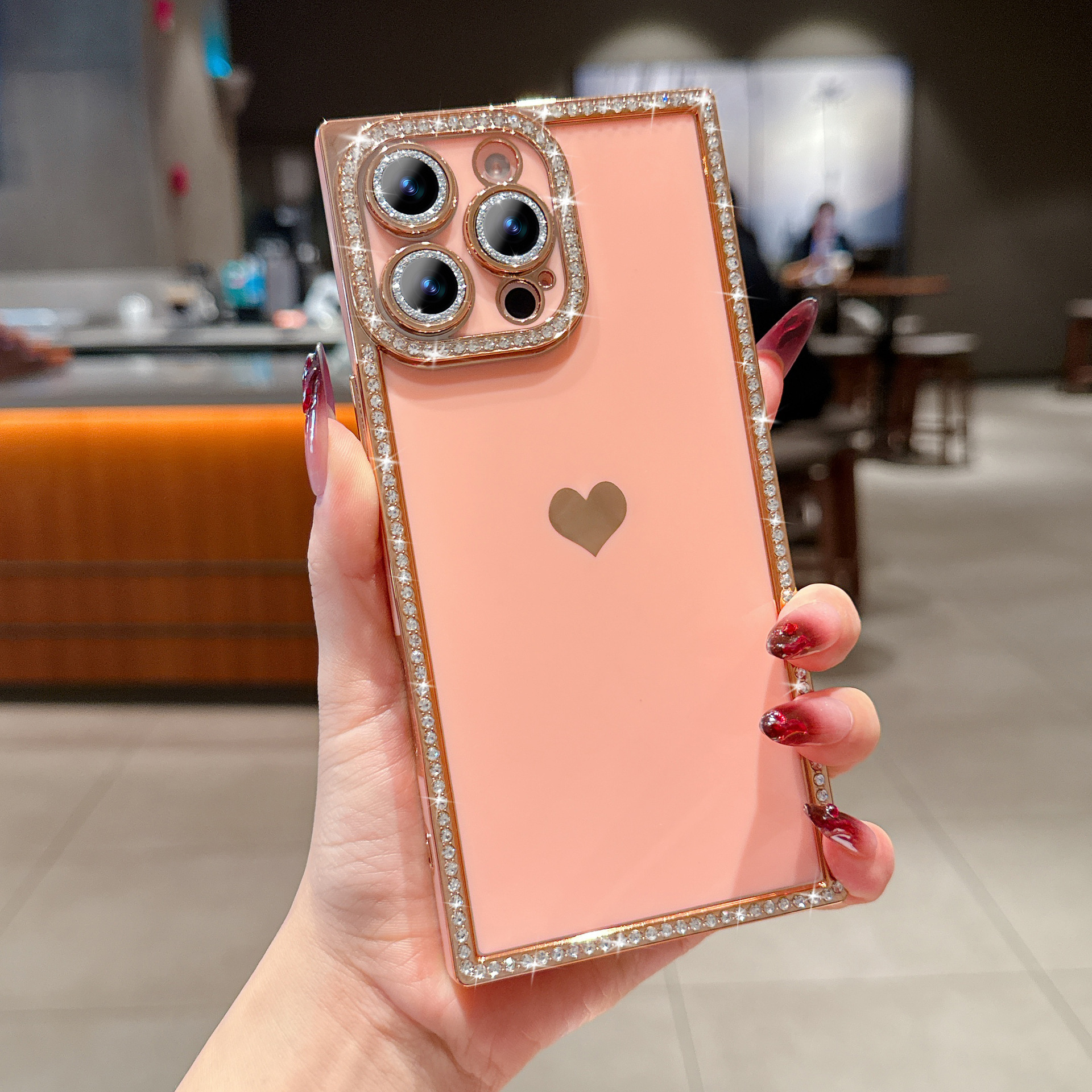 Coque Iphone 17 Avec Bordure Électroplaquée Miroir Anti-chute_voghion.com