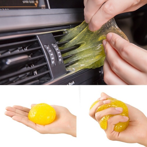 Car cleaning soft glue car supplies car air outlet dust removal mud car gap dead corner keyboard cleaning artifact