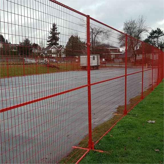 [Suministro del fabricante] Barandilla temporal Canadá Barandilla móvil temporal valla de aislamiento de seguridad para la multitud