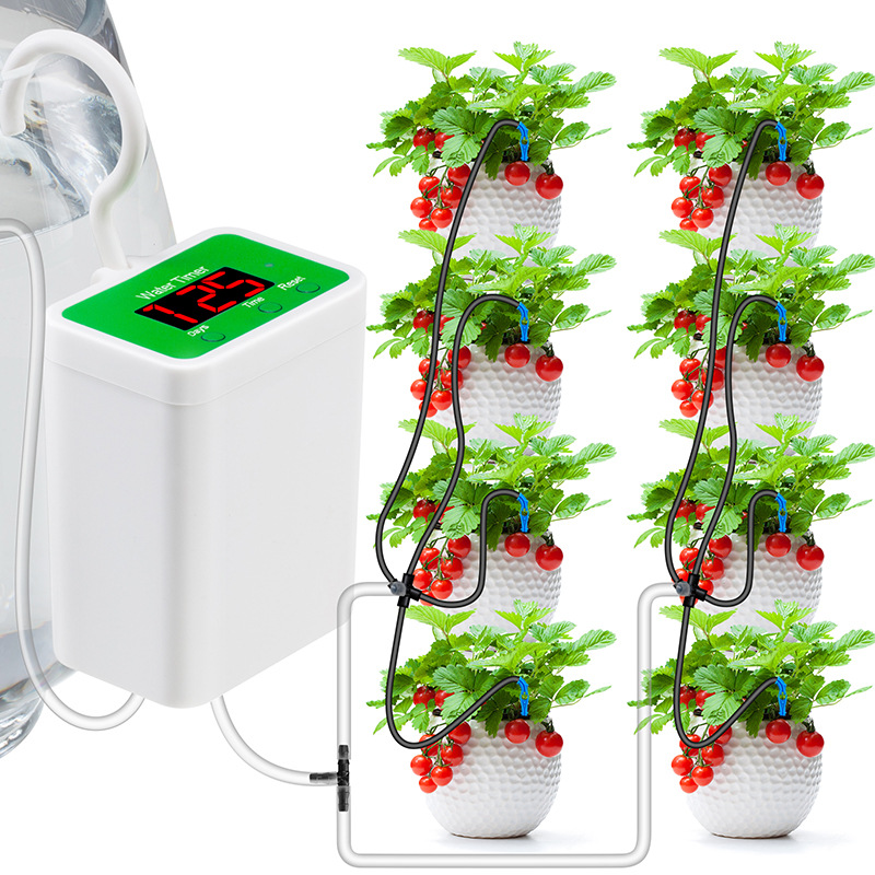 Automatic high-flow garden watering system, smart balcony timer, lazy person watering device, plant drip irrigation sprinkler machine