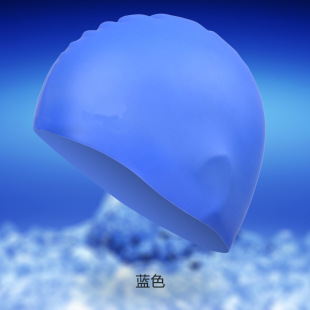 New Silicone swimming cap not tight ear pure elastic waterproof latex adult swimming cap manufacturer in stock wholesale swimming cap