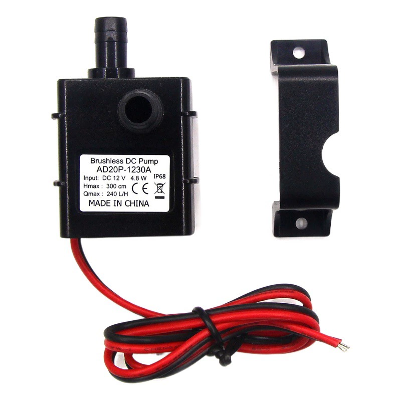 Водяное охлаждение Бесщеточный насос охлаждающей воды компьютер DC бесшумный погружной насос длительный срок службы миниатюрный водонепроницаемый центробежный насос