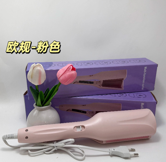 法式蛋蛋卷卷发棒水波纹大波浪32MM羊毛大卷韩式发便携|undefined